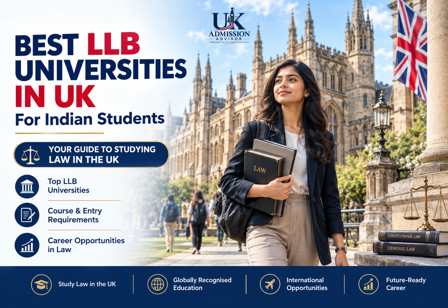 Best LLB Universities in UK for Indian Students (2027 Guide)